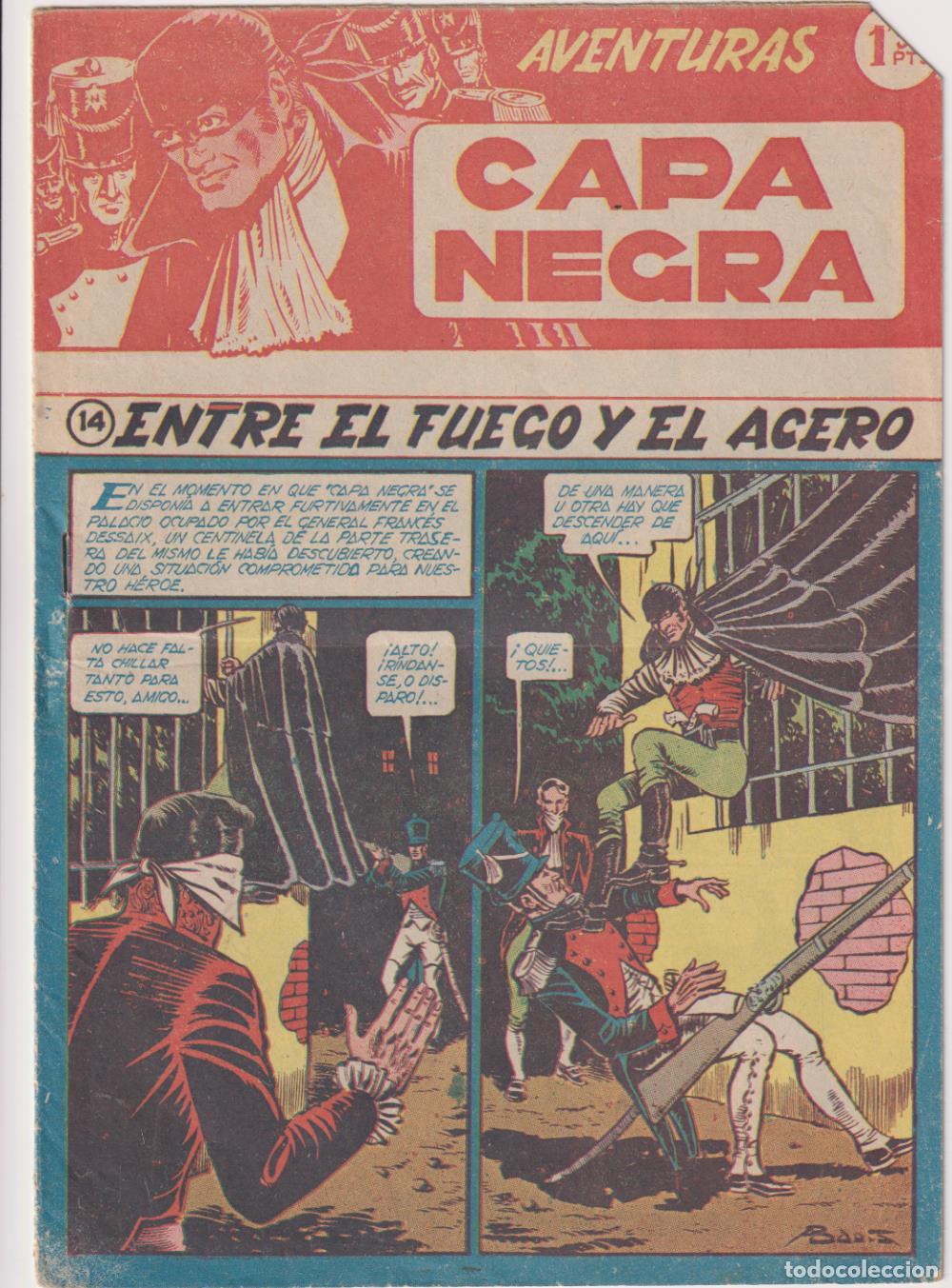 Tebeos: Capa Negra n&ordm; 14. Ricart 1953 - Foto 1