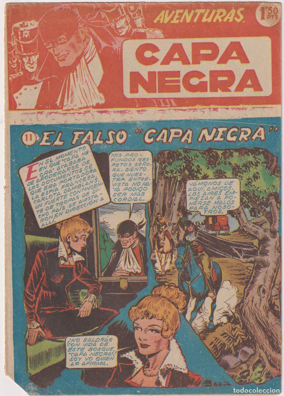 Tebeos: Capa Negra n&ordm; 11. Ricart 1953 - Foto 1