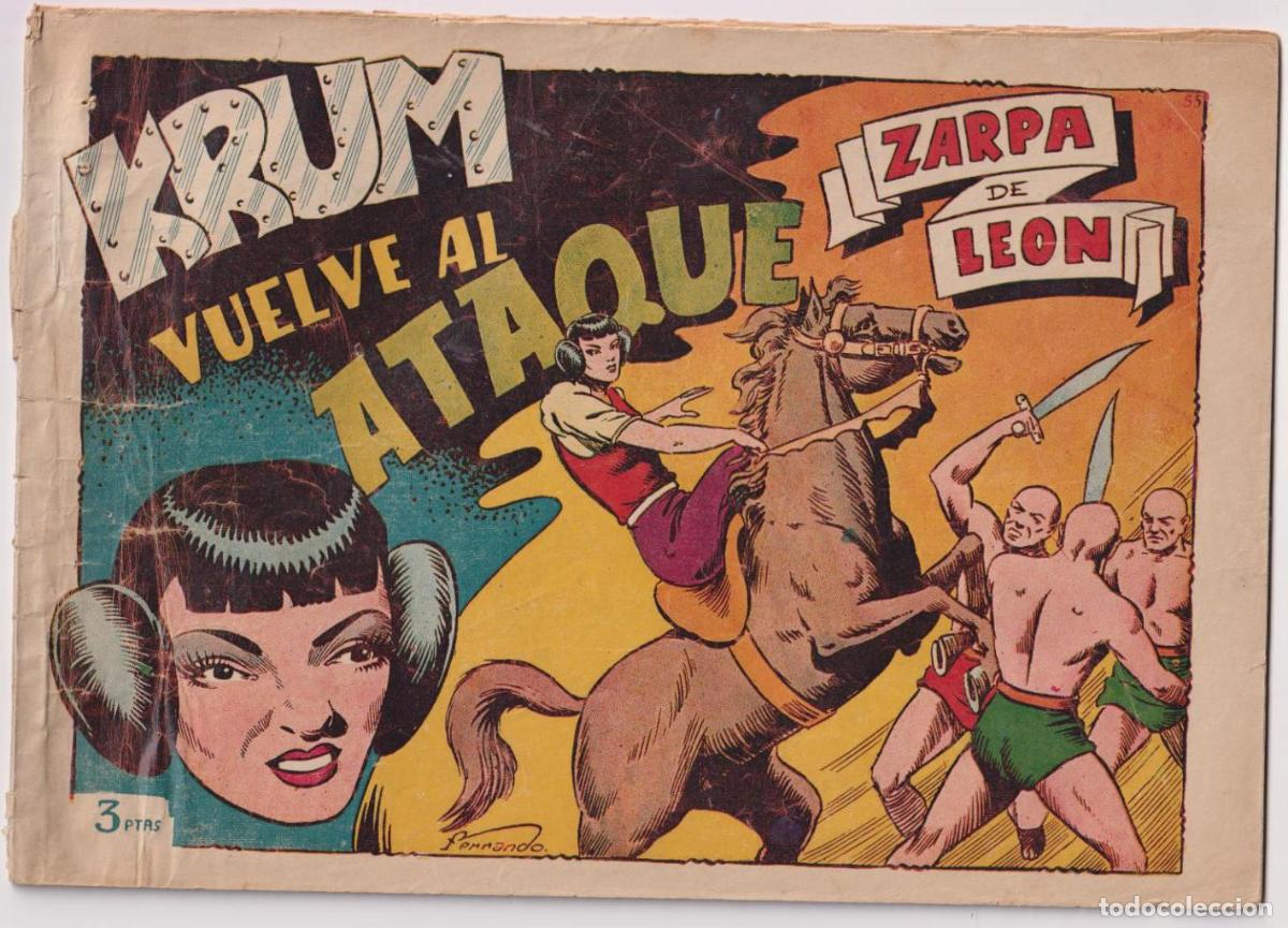 Tebeos: Zarpa de Le&oacute;n &Aacute;lbum n&ordm; 19. Toray 1951 - Foto 1