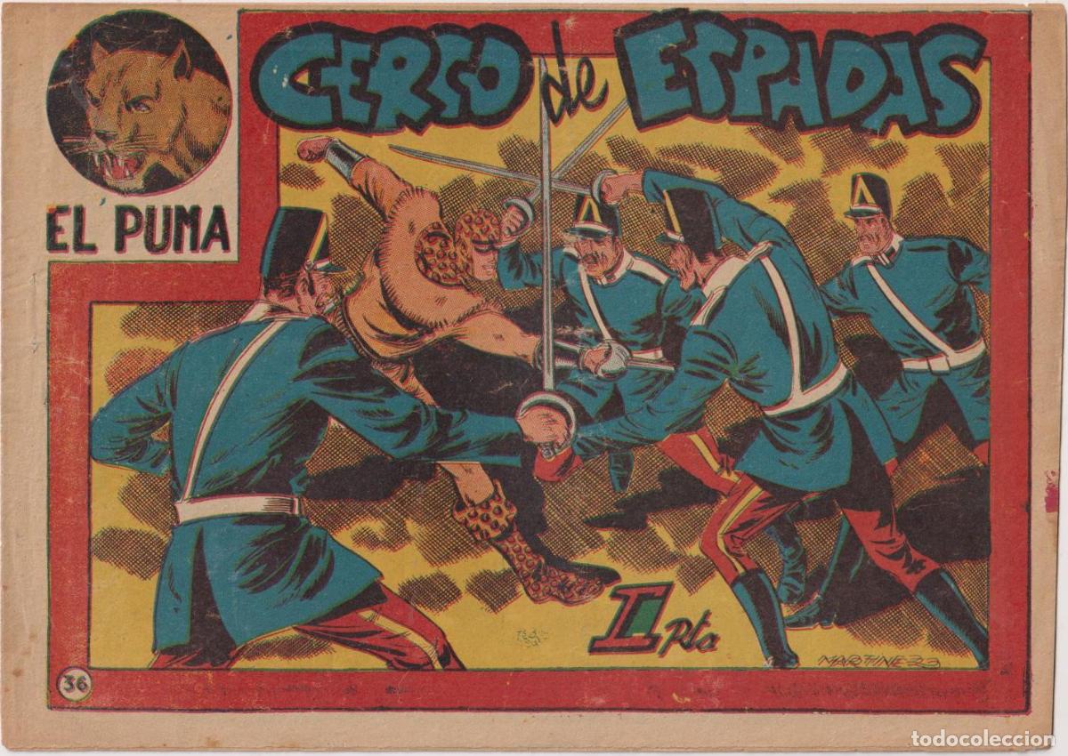 Tebeos: El Puma n&ordm; 36. Marco 1953 - Foto 1