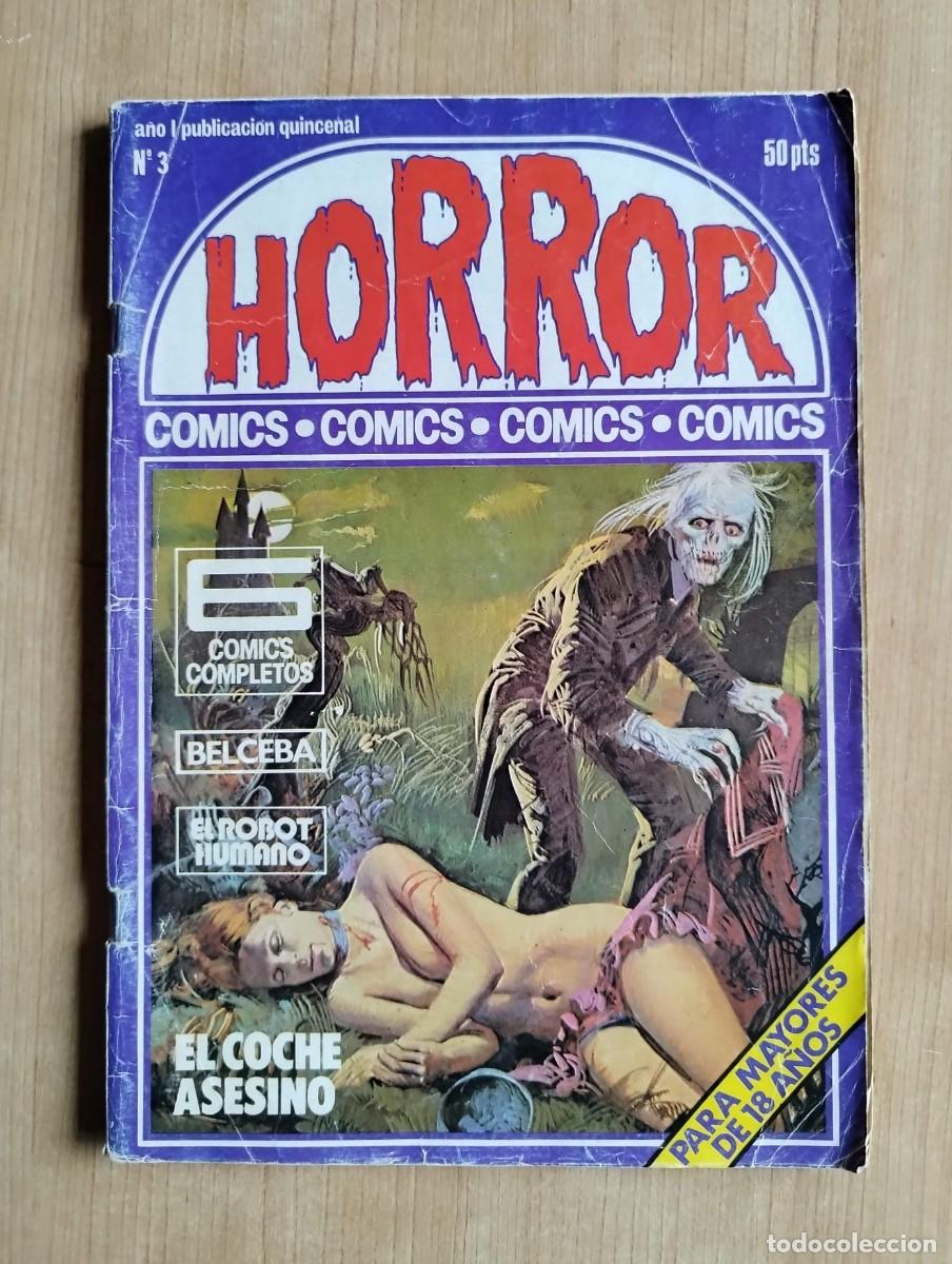 Tebeos: COMIC PARA ADULTOS HORROR, EL COCHE ASESINO, EDICIONES ACTUALES, N&ordm; 3, 1977 ... L6015