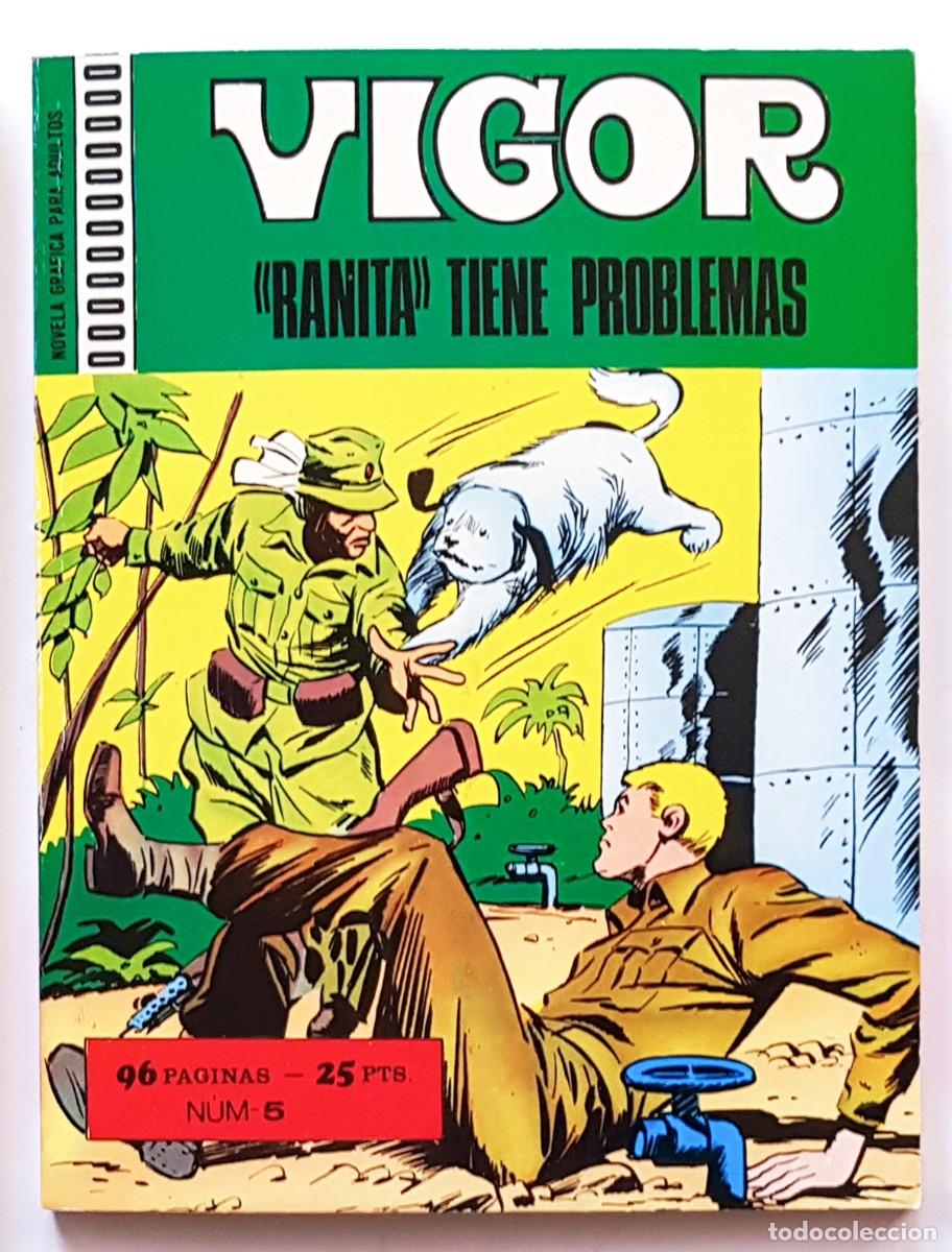 BDs: VIGOR N&ordm; 5 RANITA TIENE PROBLEMAS EUREDIT 1970 MUY BUEN ESTADO 1&ordf; EDICION