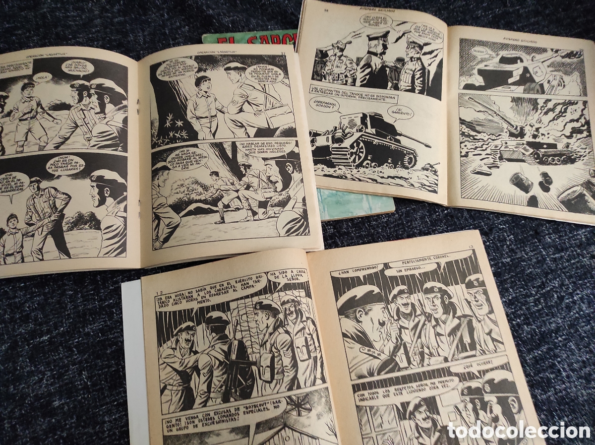 Tebeos: SARGENTO TIGRE , LOTE DE 4 EJEMPLARES - edita : VILMAR - Foto 2