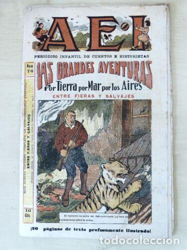 Tebeos: AEI 76.El Gato Negro 10 cts. 1924