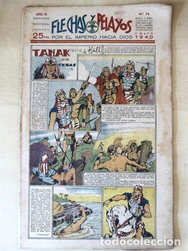 Tebeos: Flechas y Pelayos 74.Fet y las Jons - Foto 1