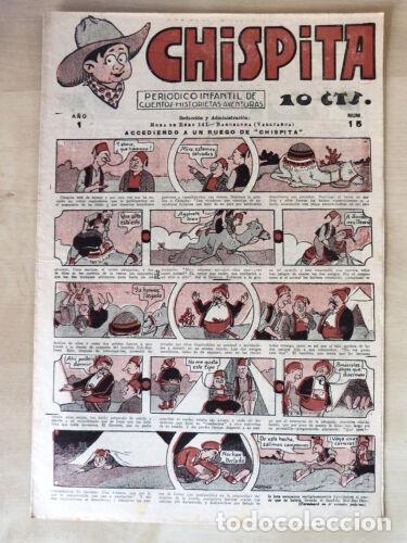 Tebeos: Chispita 15.El Gato Negro 10 cts. 1928