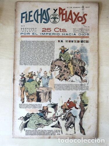 Tebeos: Flechas y Pelayos 58.Fet y las Jons - Foto 1