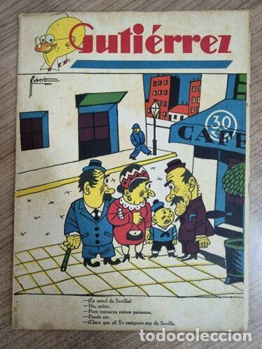Tebeos: Semanario Gutierrez num.152 a&ntilde;o 1930