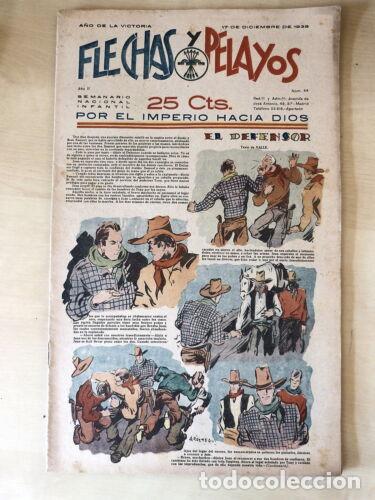 Tebeos: Flechas y Pelayos 54.Fet y las Jons - Foto 1