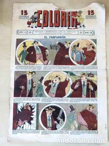 Tebeos: Colorin 136.El Gato Negro 15 cts. 1922