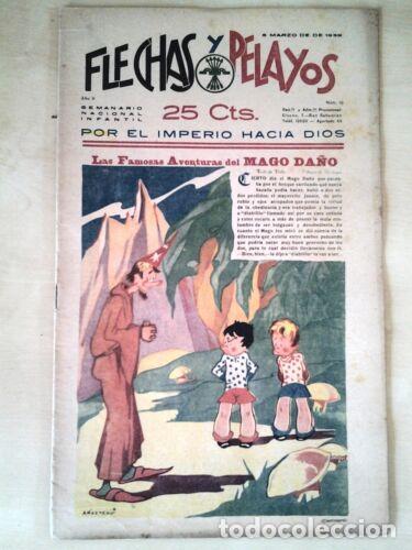 Tebeos: Flechas y Pelayos 13.Fet y las Jons - Foto 1