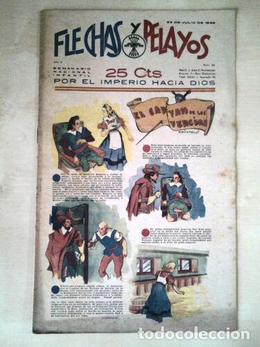 Tebeos: Flechas y Pelayos 33.Fet y las Jons - Foto 1