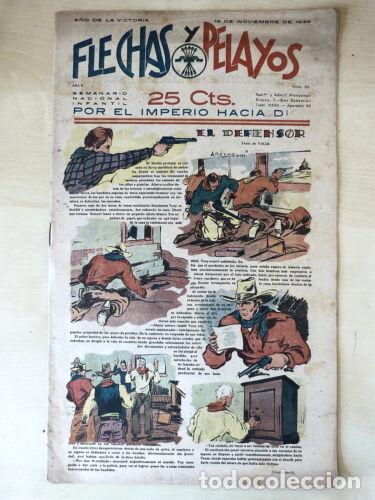 Tebeos: Flechas y Pelayos 50.Fet y las Jons - Foto 1