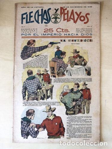 Tebeos: Flechas y Pelayos 51.Fet y las Jons - Foto 1