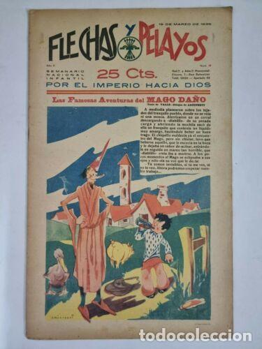 Tebeos: Flechas y Pelayos 15.Fet y las Jons - Foto 1
