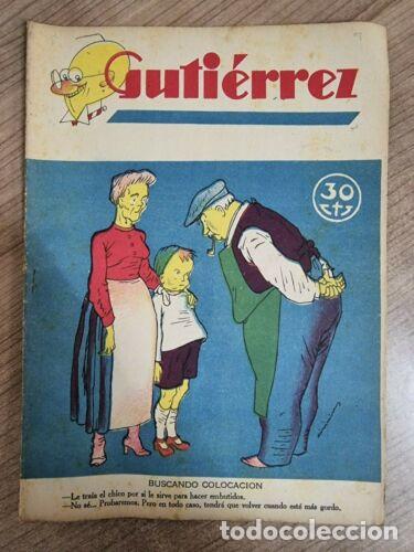 Tebeos: Semanario Gutierrez num.155 a&ntilde;o 1930