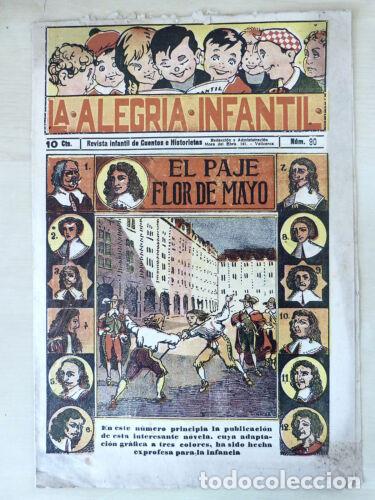 Tebeos: La Alegria Infantil 90.El Gato Negro 10 cts. 1930