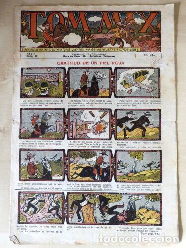 Tebeos: Tom Mix 32.El Gato Negro 10 cts. 1926