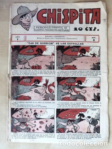 Tebeos: Chispita 6.El Gato Negro 10 cts. 1928
