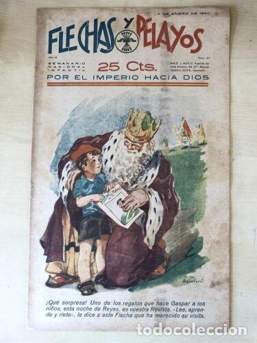 Tebeos: Flechas y Pelayos 57.Fet y las Jons - Foto 1