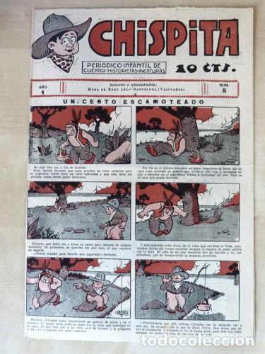 Giornalini: Chispita 5.El Gato Negro 10 cts. 1928
