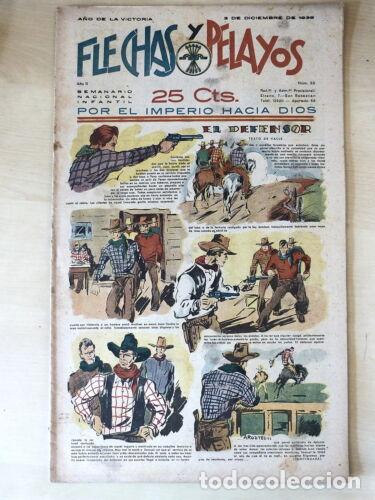 Tebeos: Flechas y Pelayos 52.Fet y las Jons - Foto 1
