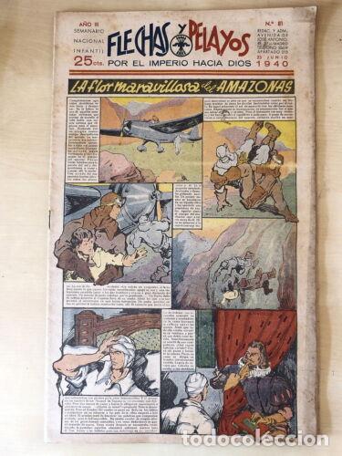 Tebeos: Flechas y Pelayos 81.Fet y las Jons - Foto 1