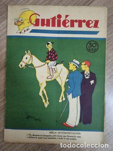 Giornalini: Semanario Gutierrez num.151 a&ntilde;o 1930