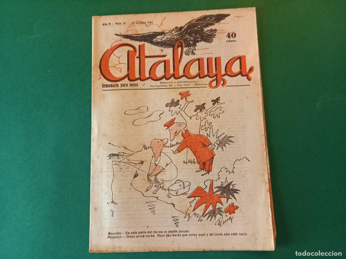 Tebeos: ATALAYA N&ordm; 47-P.P -1942-SIN RASGAR -REF101 - Foto 1