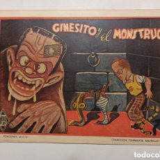 Tebeos: GINESITO Y EL MONSTRUO. EDICIONES RIALTO. AÑO 1944. N. 28. ORIGINAL.. Lote 374151474