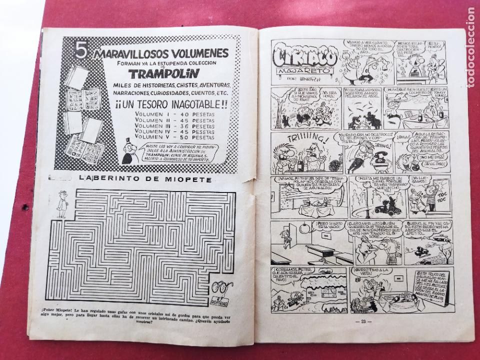 Tebeos: TRAMPOLIN N&Uacute;MERO EXTRAORDINARIO 1956 - N&ordm; 111 - Foto 5