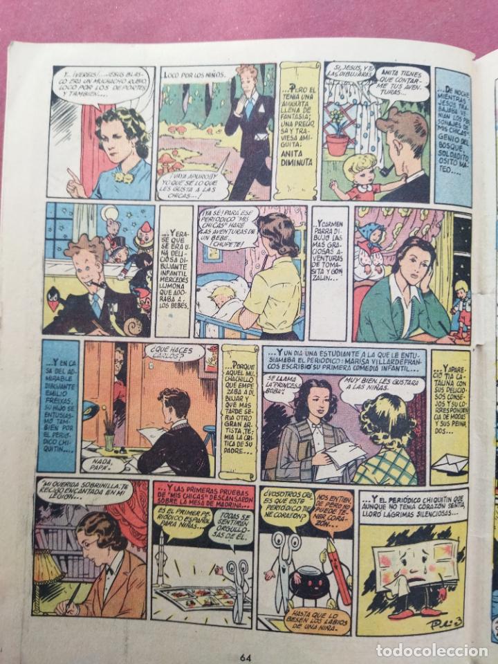 Tebeos: ALMANAQUE MIS CHICAS PARA 1950 - 68 PGS - ORIGINAL - Foto 2