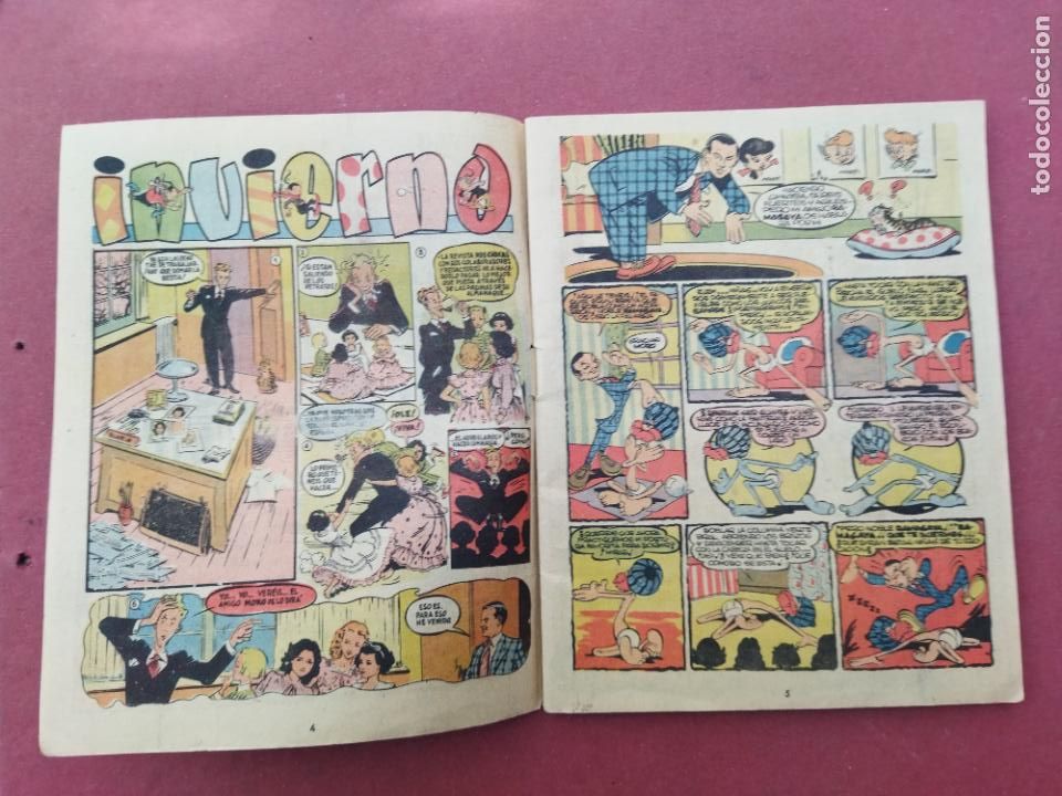 Tebeos: ALMANAQUE MIS CHICAS PARA 1950 - 68 PGS - ORIGINAL - Foto 11