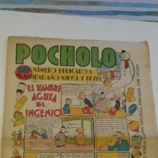 Tebeos: POCHOLO, NÚMERO DEDICADO A NAVIDAD, AÑO NUEVO Y REYES, AÑO IV, 1935. Lote 375235729
