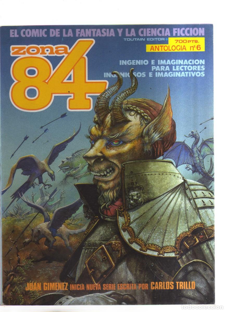Tebeos: ZONA 84 EL COMIC DE FANTACIA Y LA CIENCIA FICCION D-L N,17,18,19 ANTOLOGIA 6