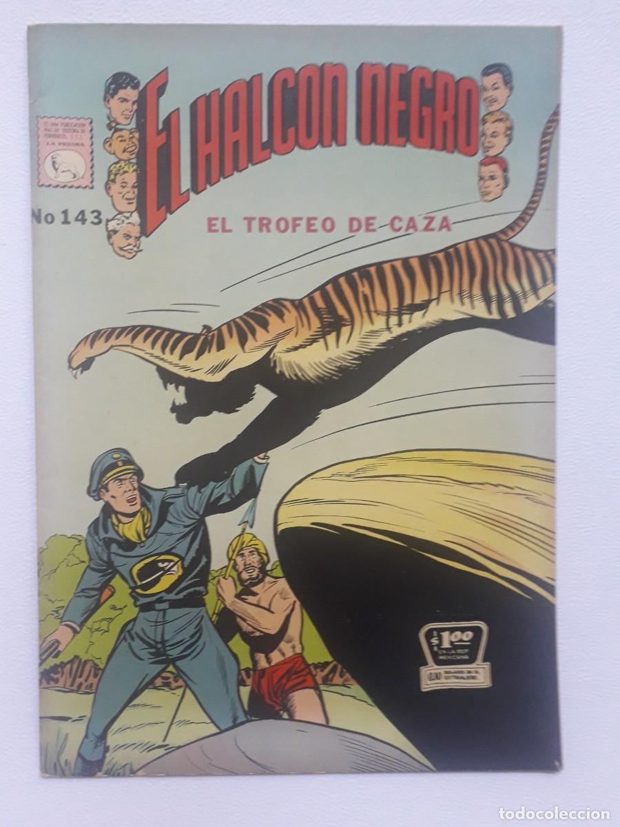 Tebeos: El Halc&oacute;n Negro n&deg; 143 - original editorial La Prensa - M&eacute;xico - Foto 1