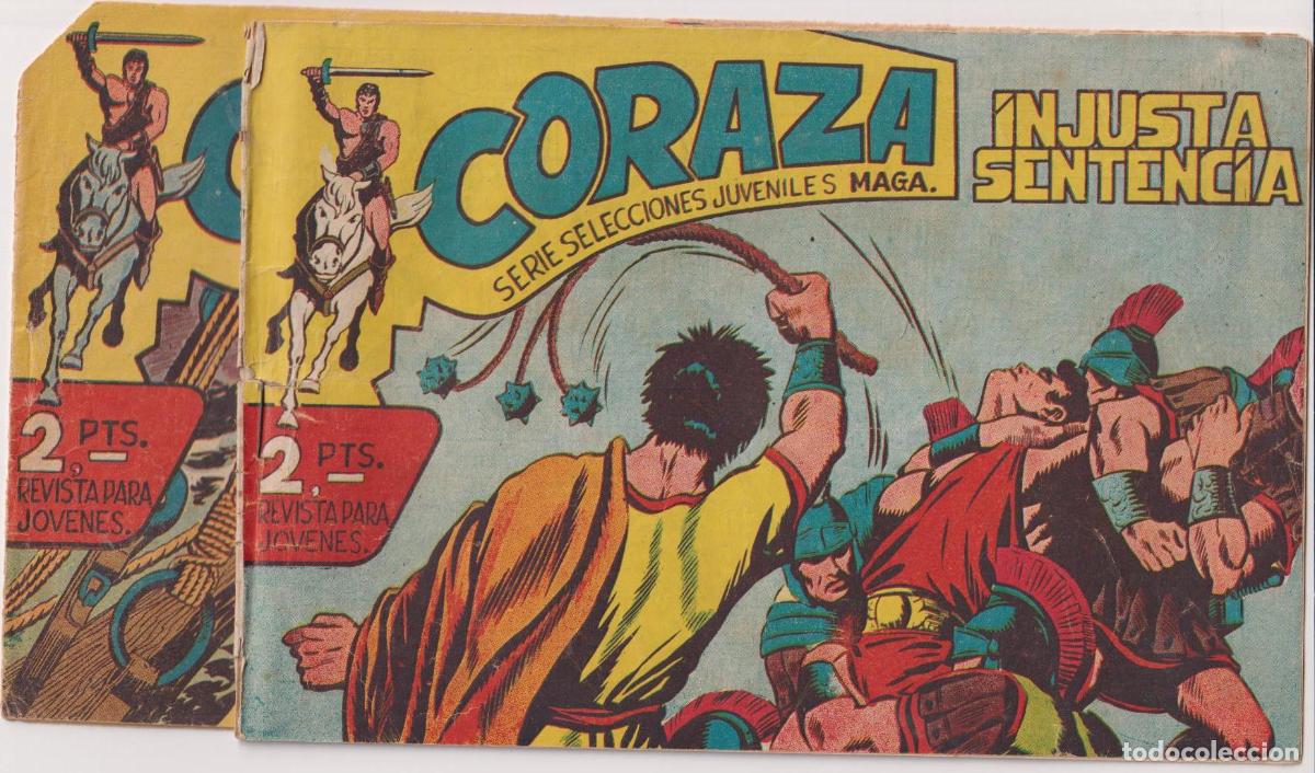 Tebeos: Coraza. Maga m1962. lote de 2 ejemplares: 14 y 30