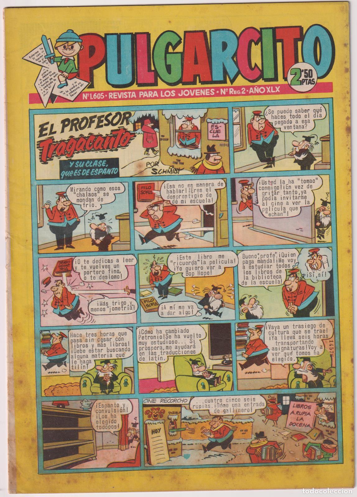Tebeos: Pulgarcito n&ordm; 1605.Bruguera - Foto 1