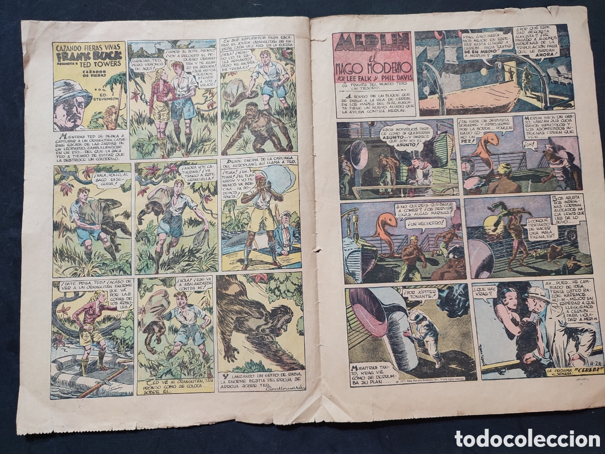Tebeos: Gaceta comic Aventurero N&uacute;m.161.1938 - Foto 3