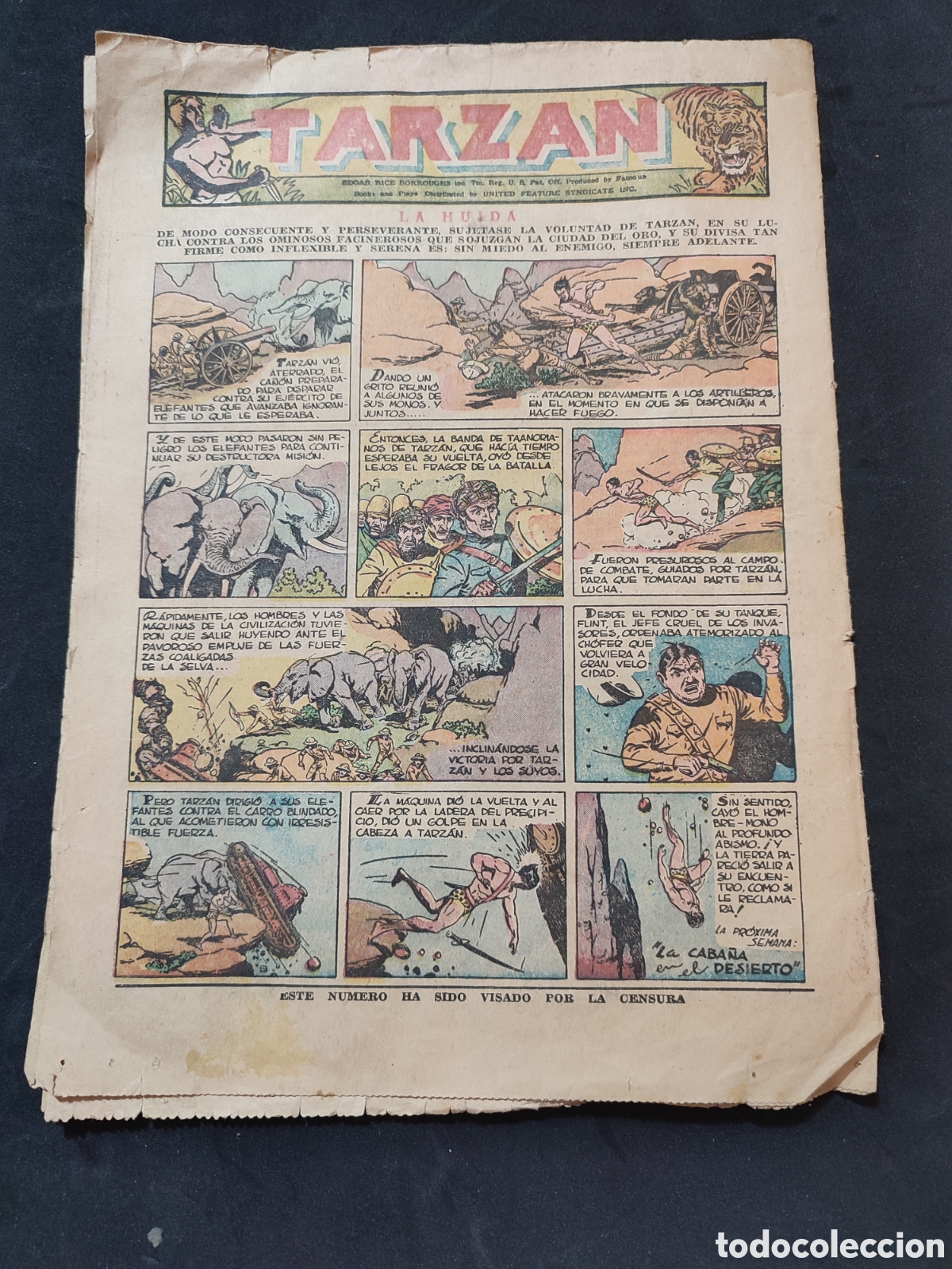 Tebeos: Gaceta comic Aventurero N&uacute;m.161.1938 - Foto 2
