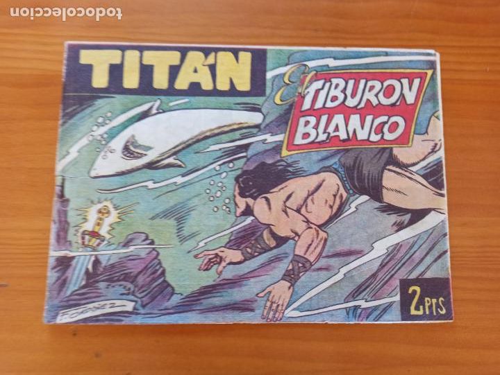Tebeos: TITAN N&ordm; 22 - EL TIBURON BLANCO - EDICIONES ACROPOLIS (IG) - Foto 1