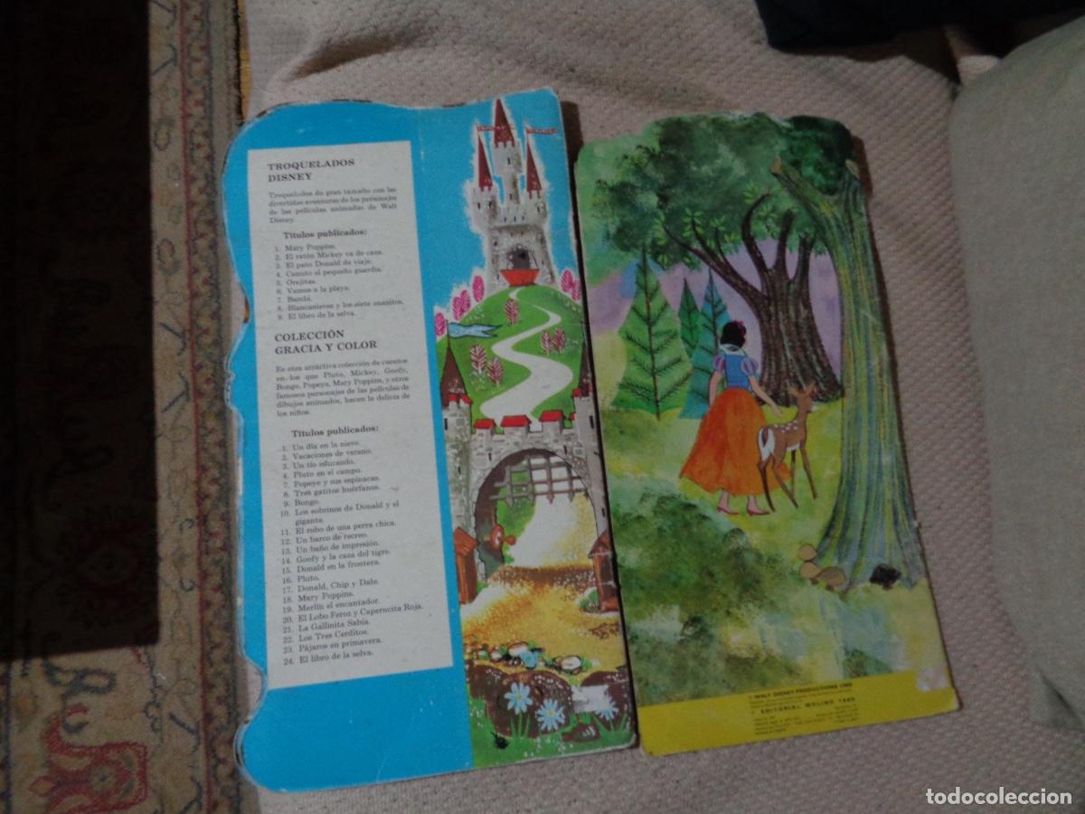 Tebeos: 2 cuentos troquelados Blancanieves y Canuto - Foto 3