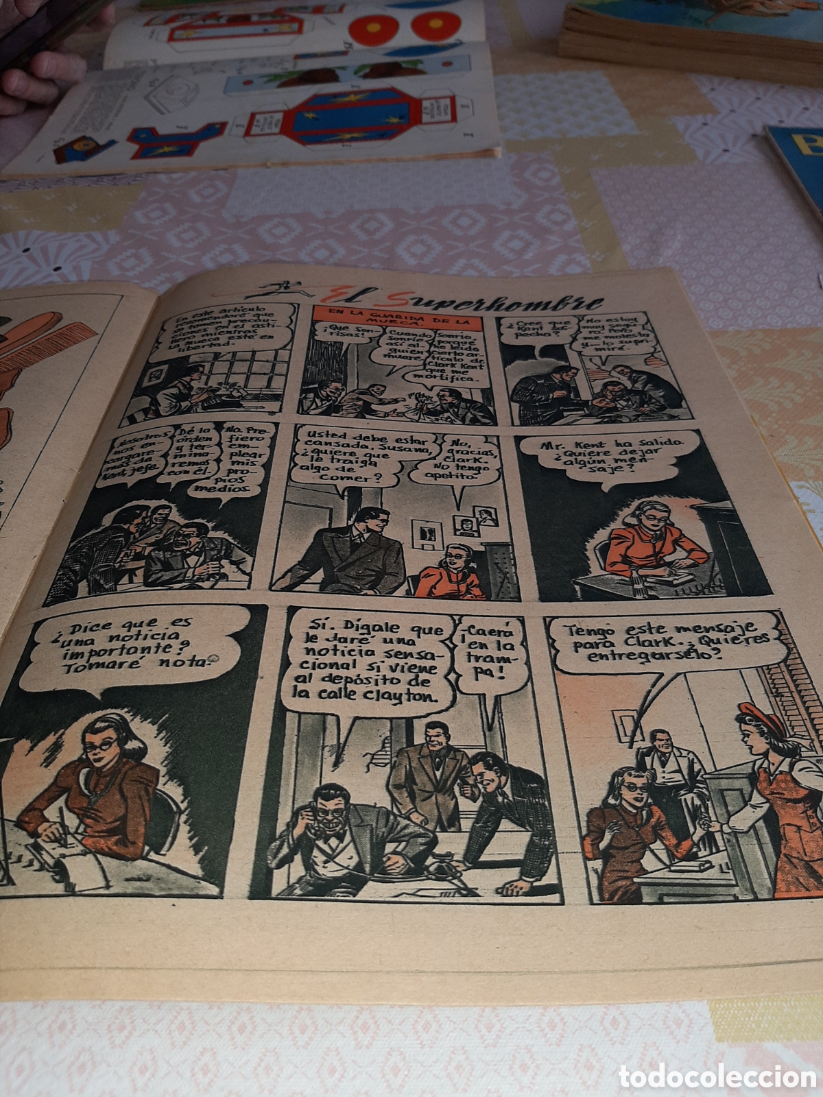 Tebeos: Billiken 1328, 30 de Abril de 1945, con Superm&aacute;n y el separata central - Foto 3