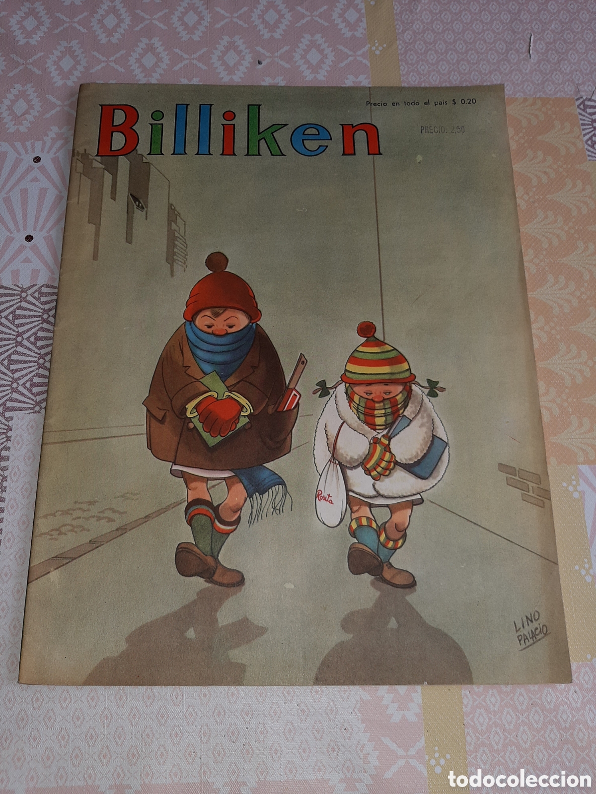 Tebeos: Billiken 1337, 2 de Julio de 1945, con Superm&aacute;n y el separata central - Foto 1