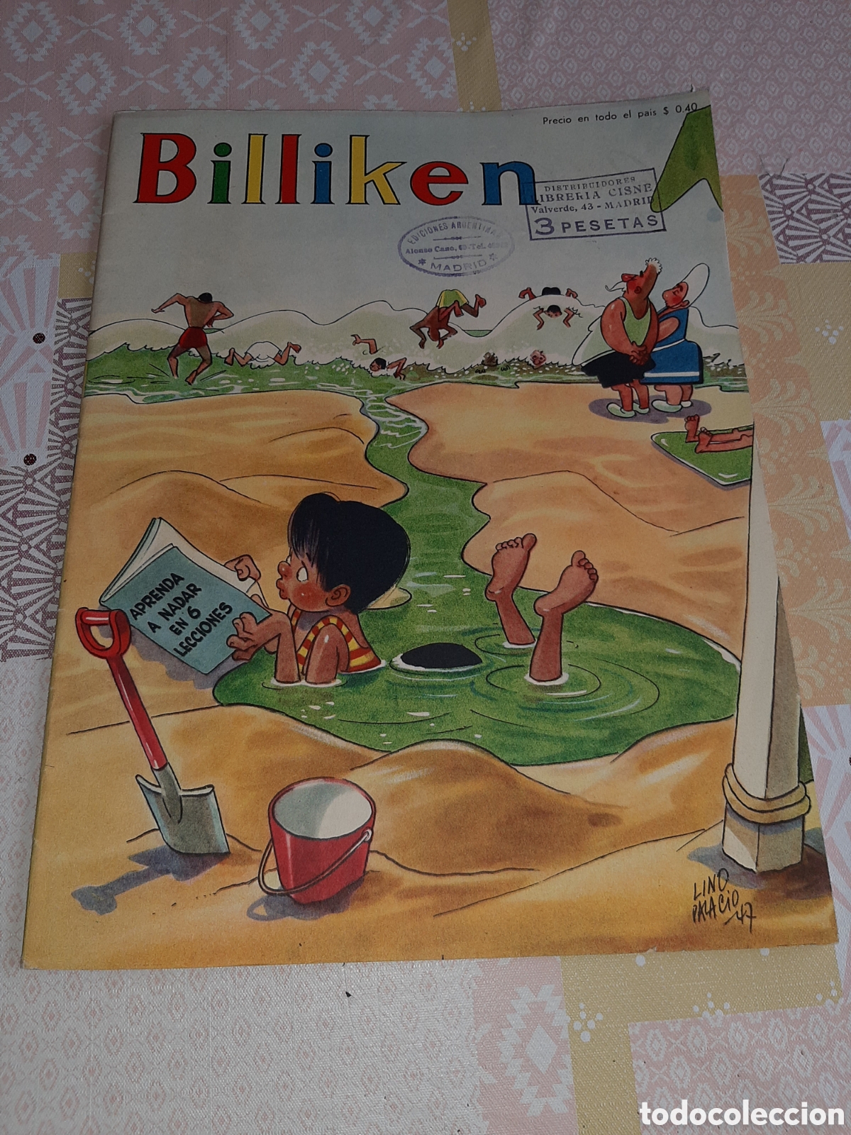 Tebeos: Billiken 1469, 12 de Enero de1948, con Superm&aacute;n y el separata central - Foto 1