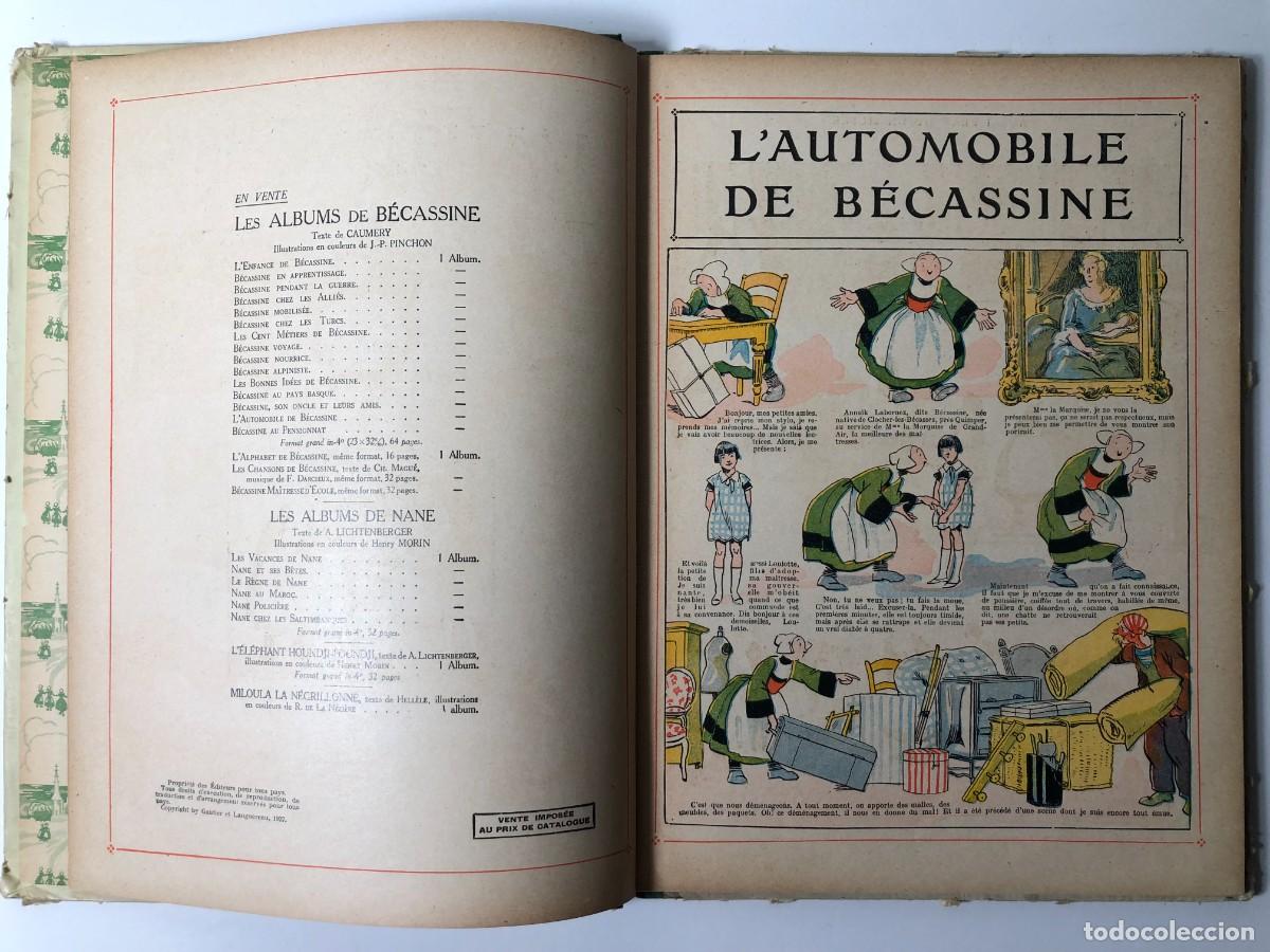 Tebeos: LAUTOMOBILE DE BECASSINE Premi&egrave;re &eacute;dition 1930 - Foto 4
