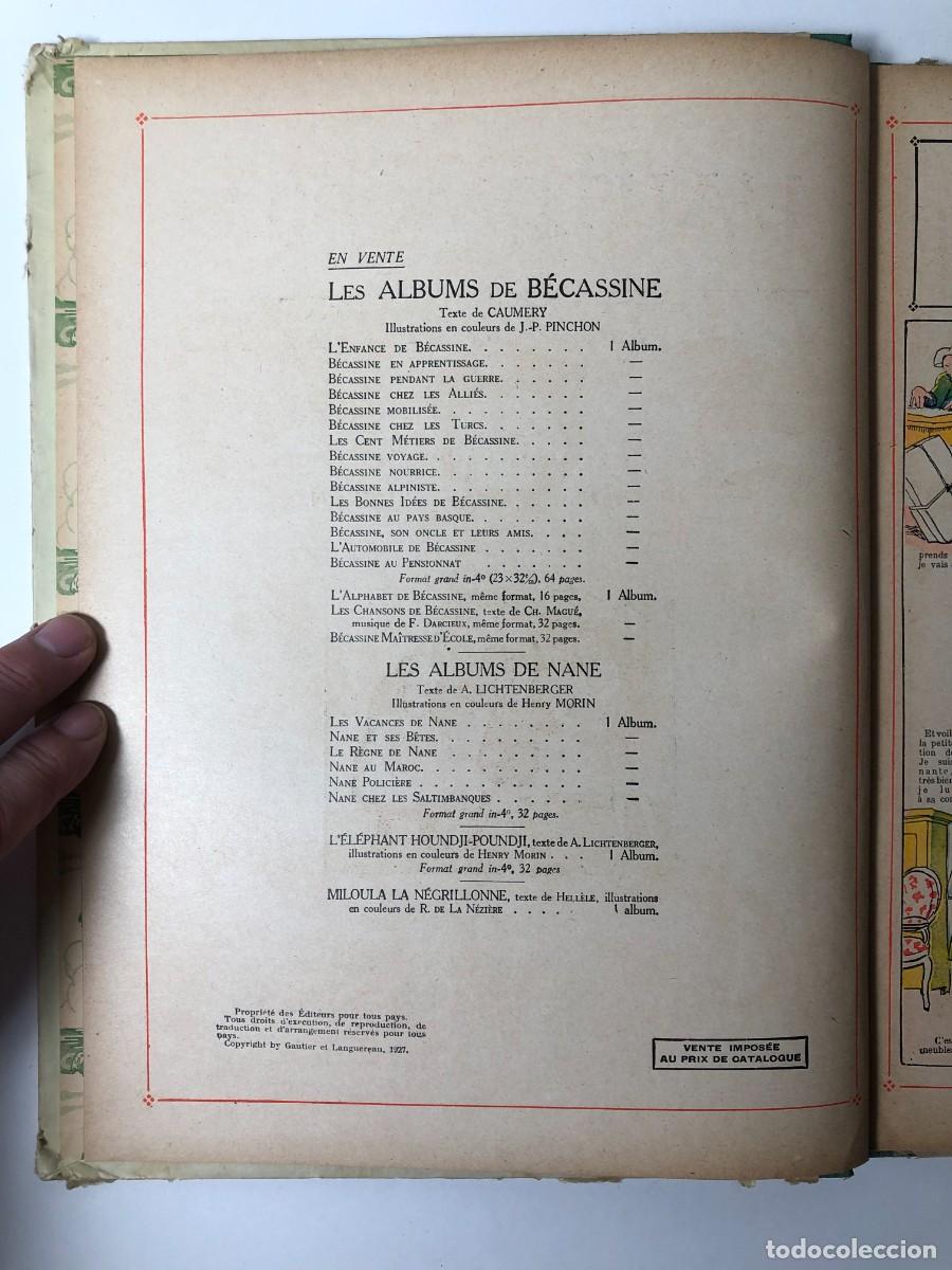 Tebeos: LAUTOMOBILE DE BECASSINE Premi&egrave;re &eacute;dition 1930 - Foto 5