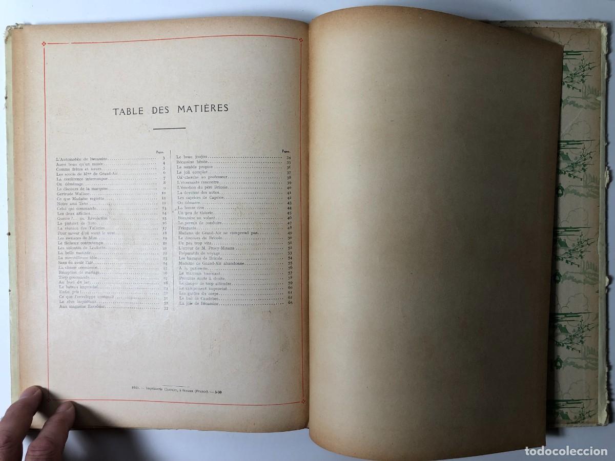 Tebeos: LAUTOMOBILE DE BECASSINE Premi&egrave;re &eacute;dition 1930 - Foto 11