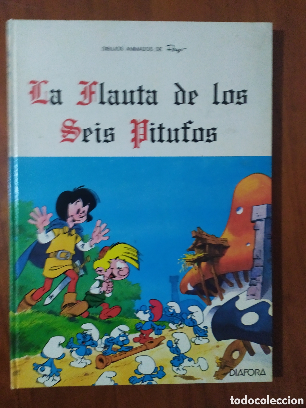 Tebeos: La flauta de los pitufos 1981 edicion especial CAI - Foto 1