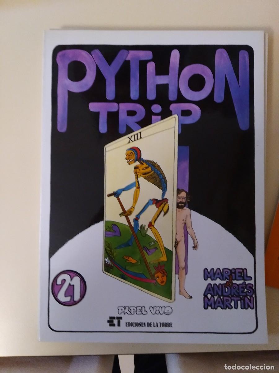 Tebeos: Papel Vivo # 21. Python Trip - Mariel & Andr&eacute;s Mart&iacute;n - Foto 1
